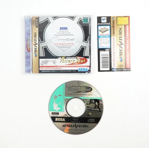Victory Goal Worldwide Edition Sega Saturn SS Japan Import US Seller