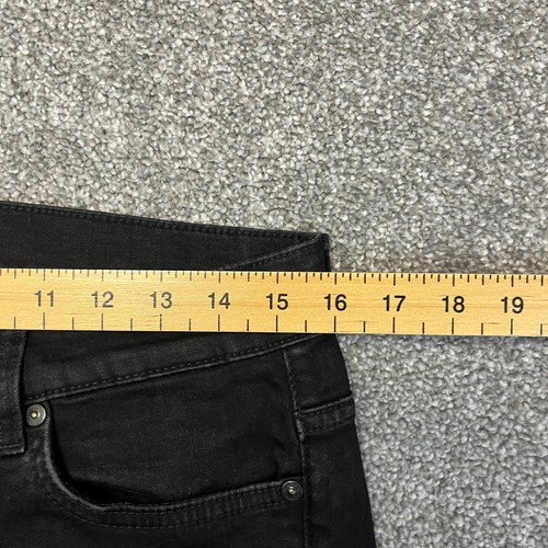 Womens Jeans Ankle Straight Grey Stretch Denim 7 For All Mankind Roxanne W32 L26 - Picture 8 of 12