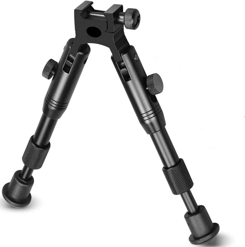 6''/6''-9''/8''-10"Rifle Bipod for 20mm Picatinny Rail Clamp-On Hunting Bipod - Picture 12 of 26
