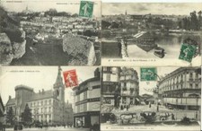 LOT DE 167 CARTES POSTALES ANCIENNES DE ANGOULEME (16) (LOT N°1).