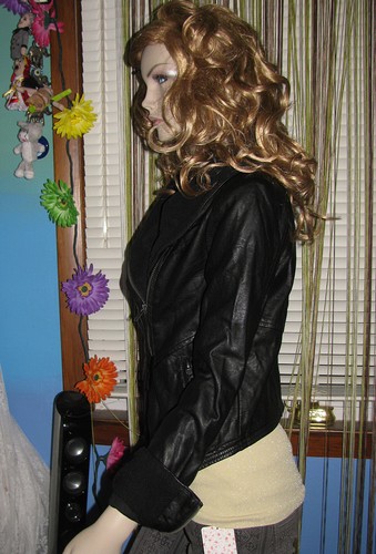 ¡NUEVO! FREE PEOPLE Negro CUERO VEGANO Boho Cremallera MOTOCICLETA Abrigo Chaqueta 0 6 12 $168 - Imagen 7 de 12