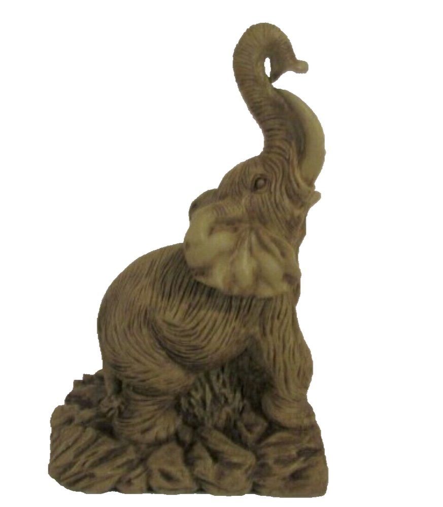 Elephant with Trunk Up Figurine/ Sculpture (Bookend?)