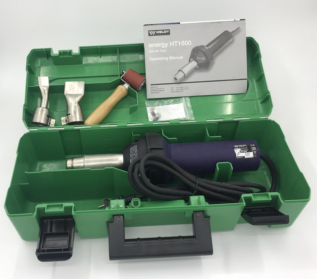 WELDY by Leister HT1600 Plastic Welder Hot Air Heat Gun Roofing Vinyl Tool for sale online eBay