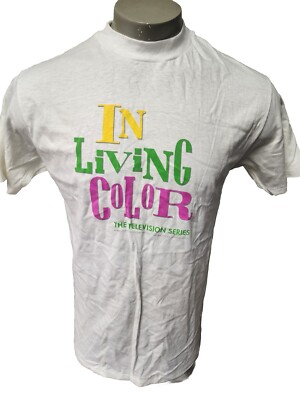 Vtg In living color adult L logo shirt fox Keenen ivory daman wayans 1990 Rare