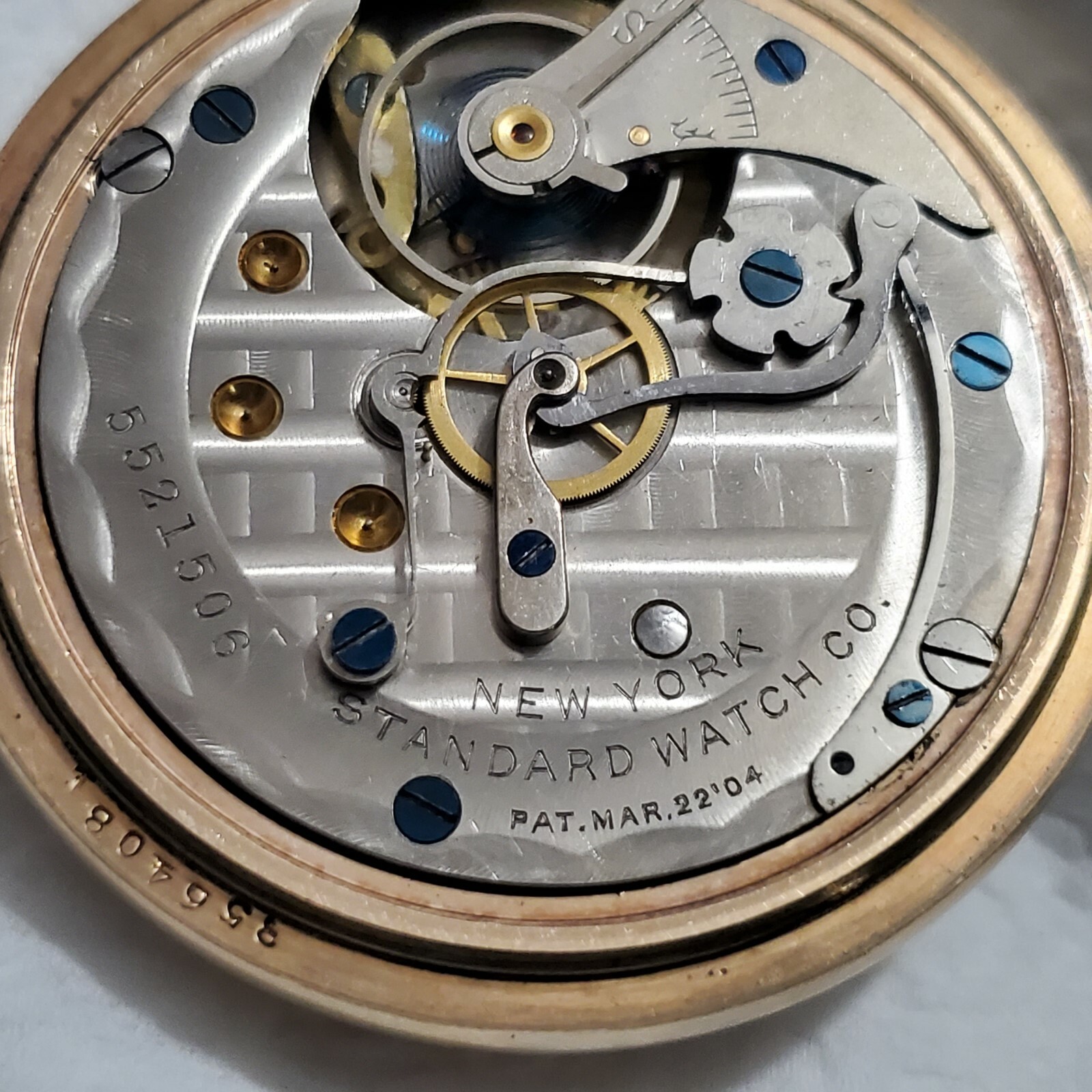 New York Standard Grade 164 Pocket Watch 
