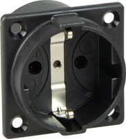 As-Schwabe 45081 | Schutzkontakt-Einbaudose, Schwarz