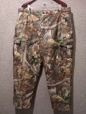 Cabelas Dry Plus Camo Pants Mens Size 42 Regular Cargo Hunting Advantage 