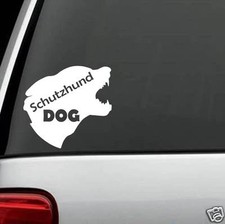 Schutzhund DOG German Shepherd Dog Decal Sticker Car Truck SUV Van B1107