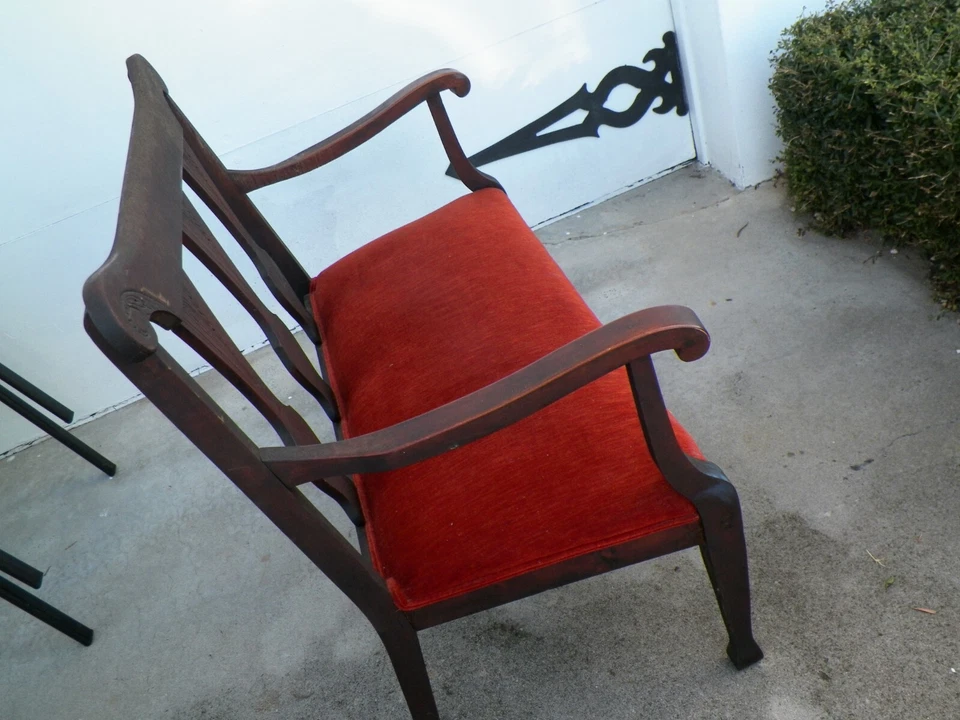 vntg 长凳风格缓冲长椅 36 英寸 x 18 — 第 3/4 张图片