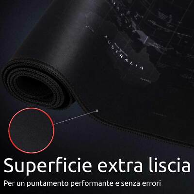 Mousepad Gaming XXL 900x400mm - Base Antiscivolo, Design Blood And Dust - Foto 14