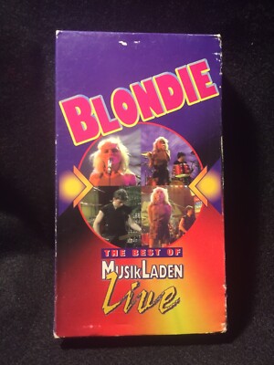 Blondie The Best Of MusikLaden Live VHS EME America RARE (1999)