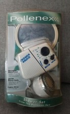 Conair by Pollenex Water Resistant Hang Shower Radio , Massaging Head and Mirror