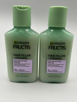 2 - Garnier Fructis Hair Filler Color Repair Serum Treatment w/ Ceramide 3.8oz