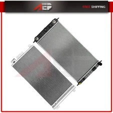 New Radiator AC Condenser Set For 2008-2012 Chevrolet Malibu 2.4L l4