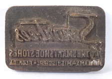 SMART-EES: SMART SHOE STORES: AL. MISS. FL.: Brass Leather Stamp: TJ Edwards