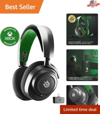 Dual Connectivity Arctis Nova 7X - Gaming Headset with Retractable Mic - Black