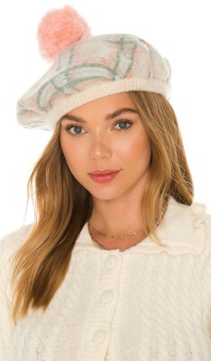 LoveShackFancy Colbran Beret Step Up Your Style This Fall With These Hats | Stroller in  main image 2