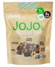 Keto candy: JOJO's 70% Dark Chocolate Bark 7 bars (8 net carbs)