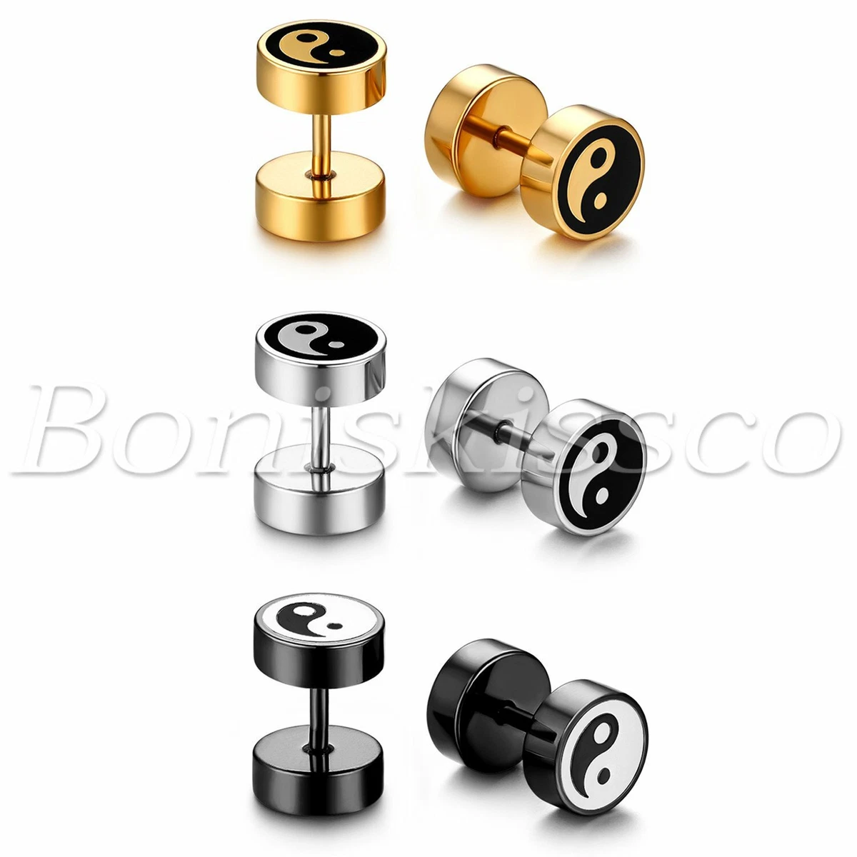 Dumbbell earrings hotsell