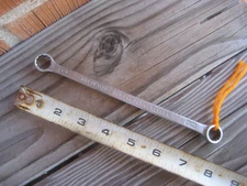 1948 Vtg PLOMB PROTO Both Logo ** 7/16" & 1/2" Box End Wrench 1125-L x 12 Pt USA