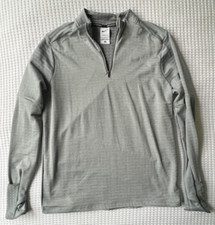 NIKE / Therma Sphere Running / Jacket / Gray / 1/4 Zip / Mens / Size Large