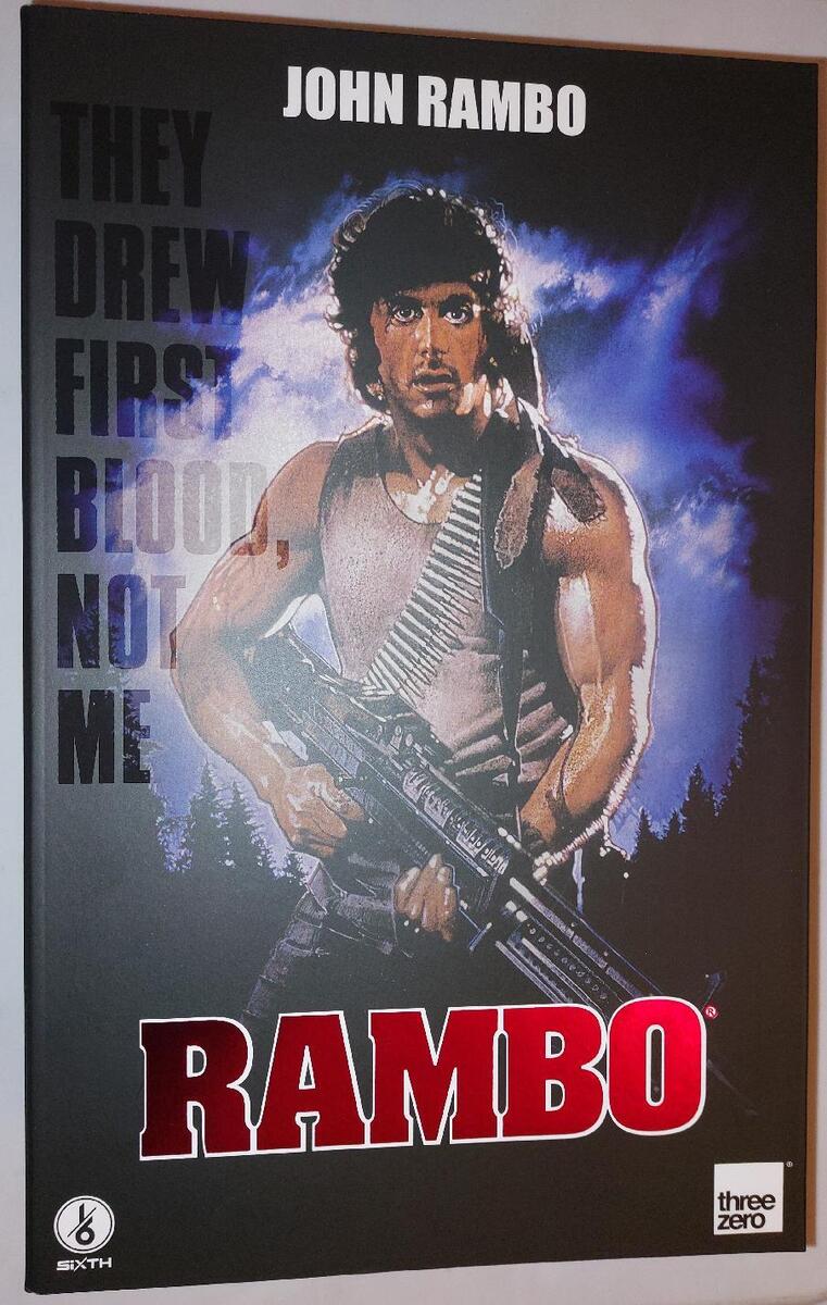 Threezero Three Zero Rambo First Blood 1/6 John Rambo Figure Threezero Three Zero Rambo First Blood 1/6 John Rambo Figure