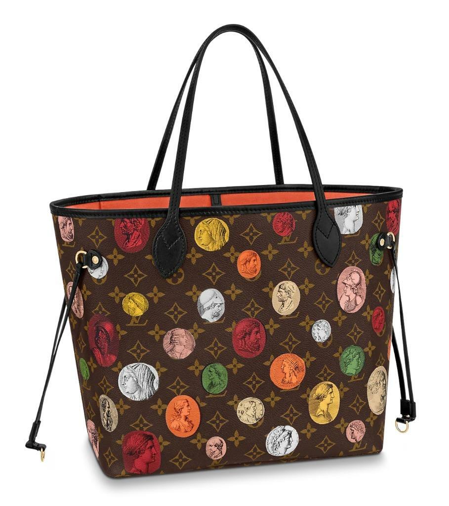 New Authentic Louis Vuitton Fornasetti Limited Ed. Neverfull MM