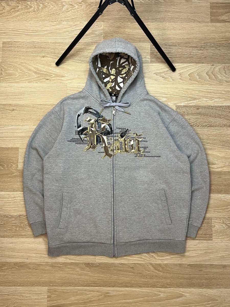 Vintage 90's Karl Kani Hip Hop Ecko Style Men's L-XL Gray Rap