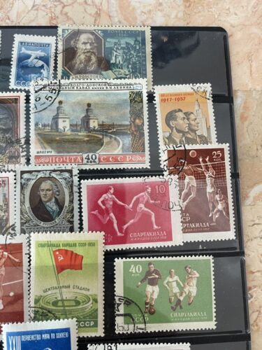 1950-1959, USSR-Soviet Union/RUSSIA. 1 Stock Pages With 75 Stamps - Picture 4 of 11