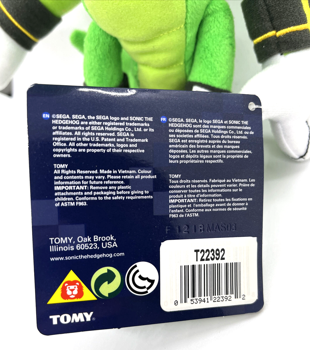 SONIC THE HEDGEHOG Vector Plush 8