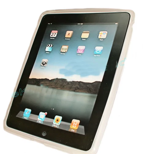 Silicone TPU case cover bumper protective cover for Apple iPad 1 in white