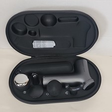 Sharper Image Power Percussion Hot  Cold Reach Massage Gun, 5 Attachments