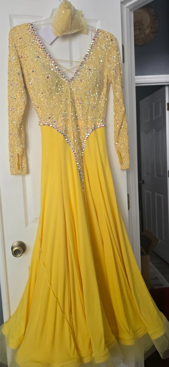 slim fit dress slacks Gold Sweetheart Beaded Sparkles Court Train Flowers Prom Dresses main image 1