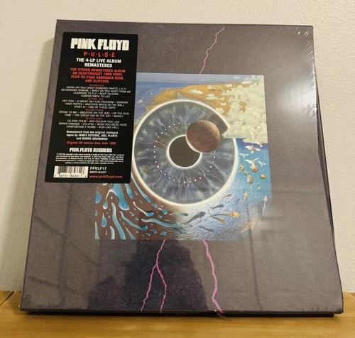 PINK FLOYD - Pulse 4 LP Vinyl + BOOK New Sealed