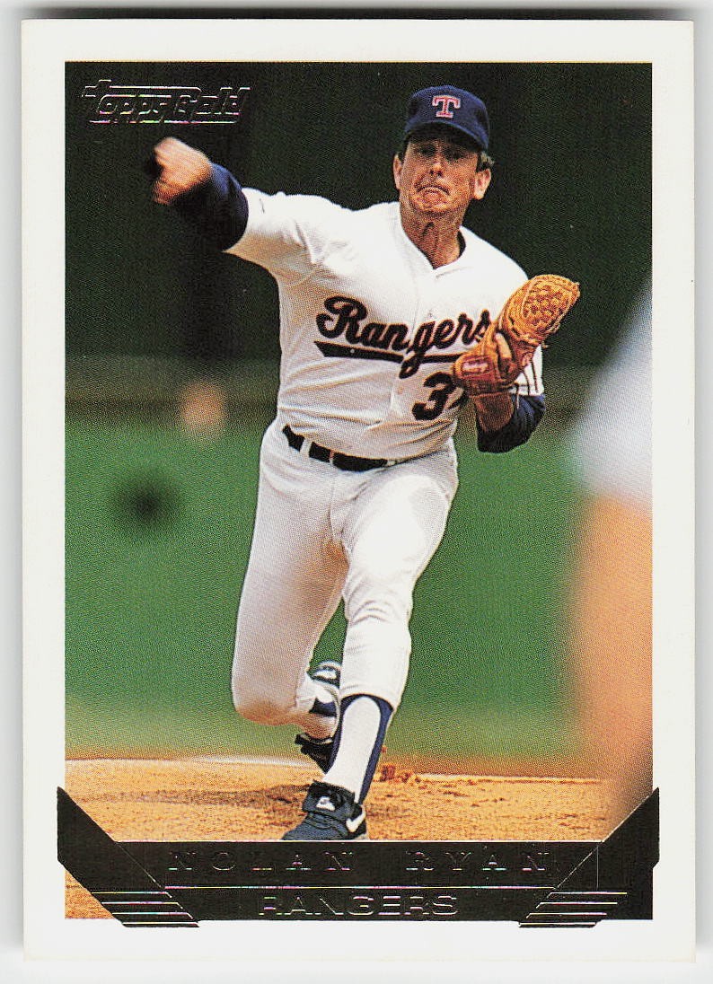 1993 Topps #700 Nolan Ryan BASEBALL Texas Rangers