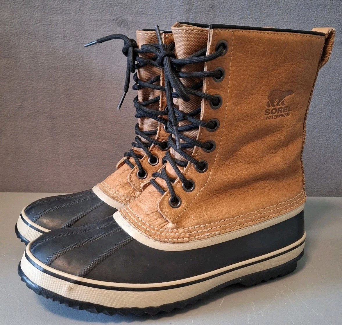 Sorel Waterproof Premium Snow/rain Duck Boots Size 11 Mens NM1561-281 Weather