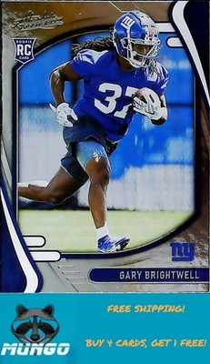 2021 Panini Absolute #174 Gary Brightwell Retail New York Giants Rookie