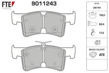 Bremsbelagsatz Scheibenbremse FTE 9011243 für VW MULTIVAN T7 STM STN CALIFORNIA