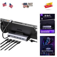 Upgraded Docking Station 4K 120Hz for Steam Deck OLED/ROG Ally X/Legion Go S/...