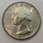 1964 Washington Quarter Silver P (NoMint) Uncertified Circulated Ungraded  (A13)