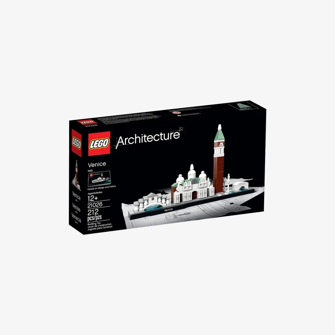 Lego 21026 SEALED Architecture Venice Landmark Model 212pcs