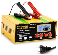 12-Amp Smart Battery Charger,Lithium,Lead-Acid AGM/Gel/SLA Pulse Repair Car