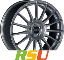 4x OZ Superturismo LM matt race silver 7.5x18" ET48 LK5 100 ML 68 Alufelgen 1...