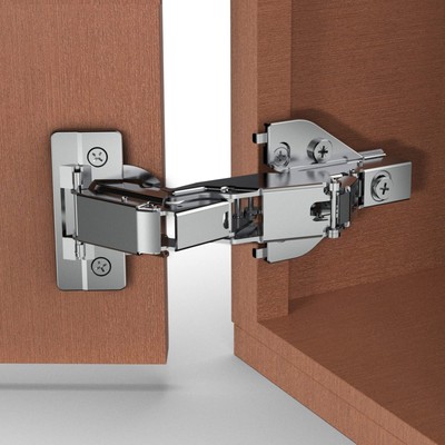 2 Pack 165 Degree Lazy Susan Hinge, Face Frame, CLIP ON Plate for Easy Instal...