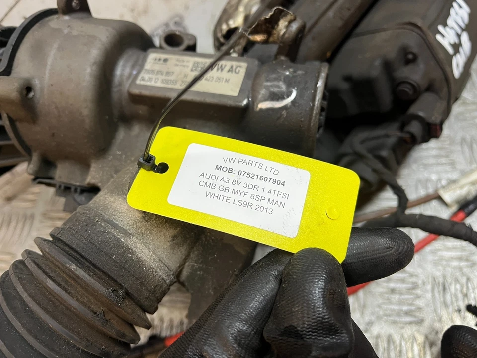 AUDI A3 8V POWER STEERING RACK 1.4TFSI CMB 5Q0909144L 5Q2423051M 2013-2016 - Image 4 of 4