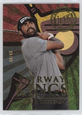 2023 Fleer Ultra Fairway Kings Gold Medallion 6/49 Sahith Theegala #5 3d2