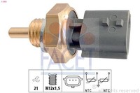 Facet Sensor, KüHlmitteltemperatur 7.3365 FüR Dacia Lada Renault
