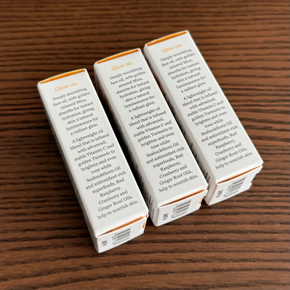 x3 Derma E - Aceite facial brillante con vitamina C, 0,23 fl oz/7 ml Foto 2 de 4