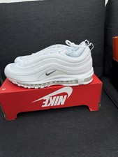 NIKE AIR MAX 97 taglia 49,5 Triple White US 15 nuova 921826-101 originale