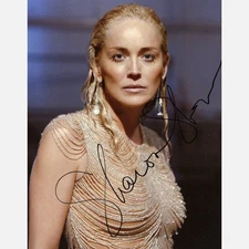 SHARON STONE autograph ACOA signed 8x10 photography BASIC INSTINCT 2